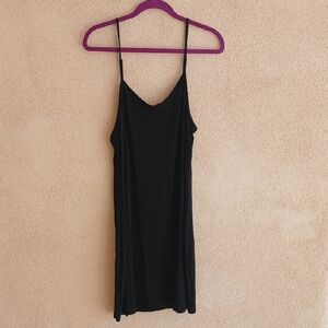 Elegant Black Slip Dress